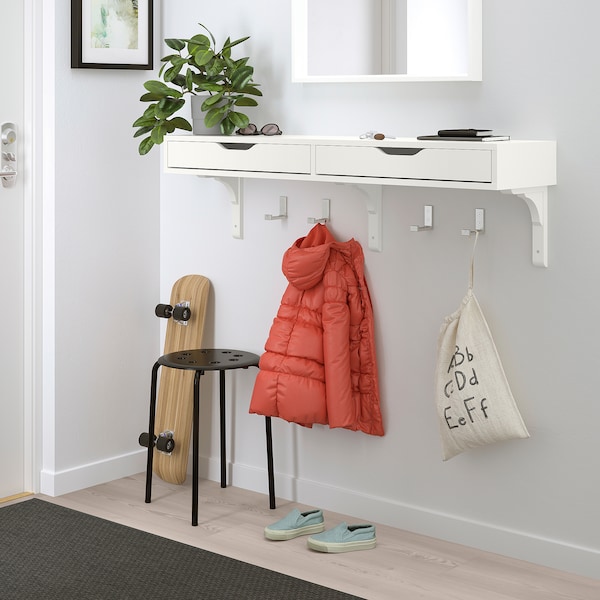 IKEA EKBY ALEX / RAMSHULT wall shelf, white/white, 46 7/8x11 3/8 in , IKEA Sale | 64139WRIT