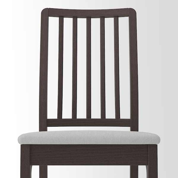 IKEA EKEDALEN Chair, dark brown, Orrsta light gray , IKEA Sale | 58217DGKT