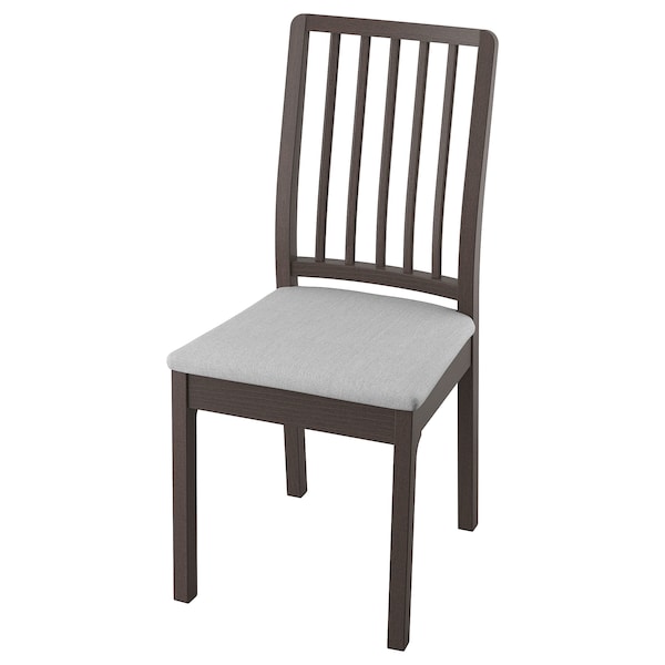 IKEA EKEDALEN Chair, dark brown, Orrsta light gray , IKEA Sale | 58217DGKT