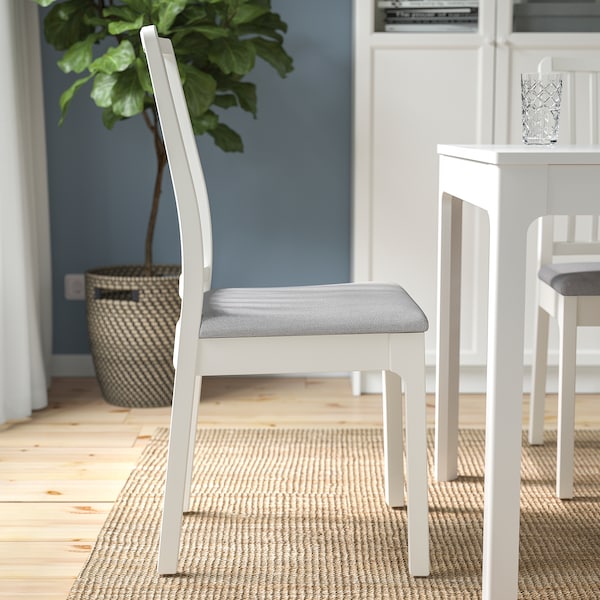 IKEA EKEDALEN Chair, white, Orrsta light gray , IKEA Sale | 34296ZKLP