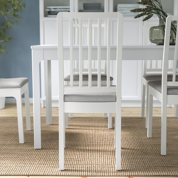 IKEA EKEDALEN Chair, white, Orrsta light gray , IKEA Sale | 34296ZKLP