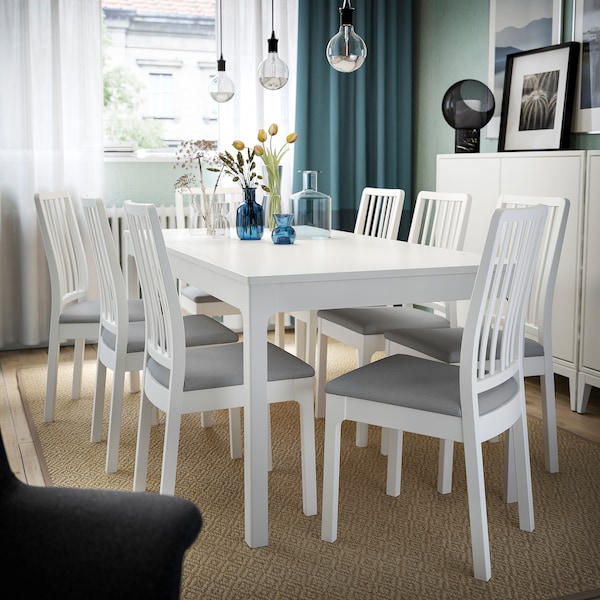 IKEA EKEDALEN extendable table, white, 47 1/4/70 7/8x31 1/2 in , IKEA Sale | 08579UODF