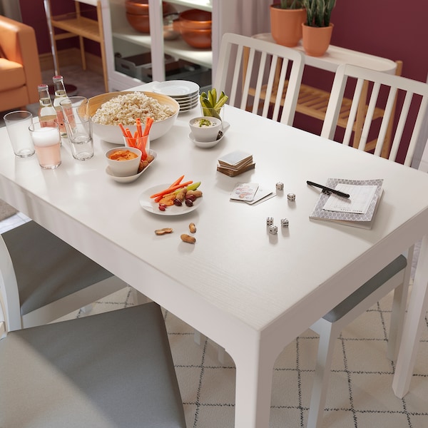 IKEA EKEDALEN extendable table, white, 47 1/4/70 7/8x31 1/2 in , IKEA Sale | 08579UODF