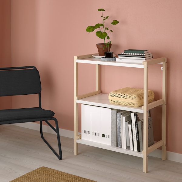 IKEA EKENABBEN open shelf unit, aspen/white, 27 1/2x13 3/8x33 7/8 in , IKEA Sale | 40135YDWN