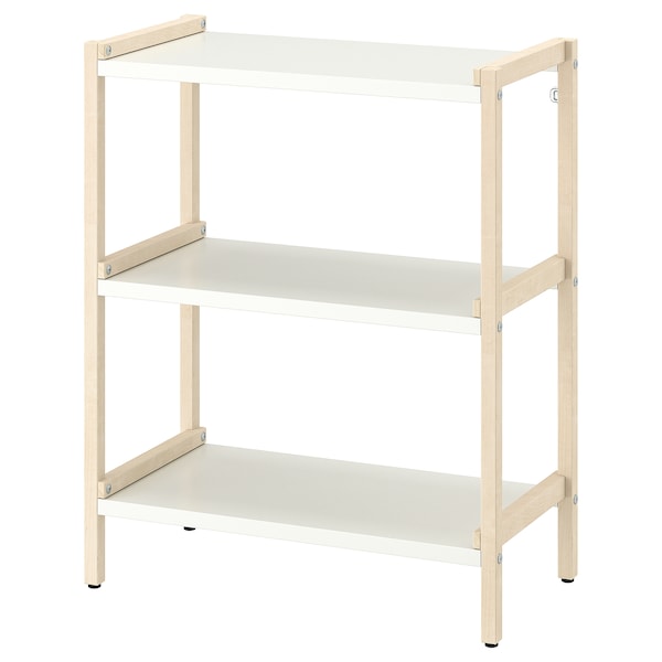 IKEA EKENABBEN open shelf unit, aspen/white, 27 1/2x13 3/8x33 7/8 in , IKEA Sale | 40135YDWN