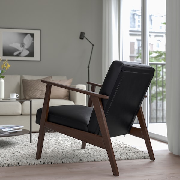 IKEA EKENÄSET armchair, Jonsbyn black , IKEA Sale | 38269CVKR