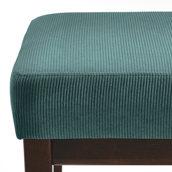 IKEA EKENÄSET bench, Kelinge gray-turquoise, 44 1/8 in , IKEA Sale | 41756NBFE