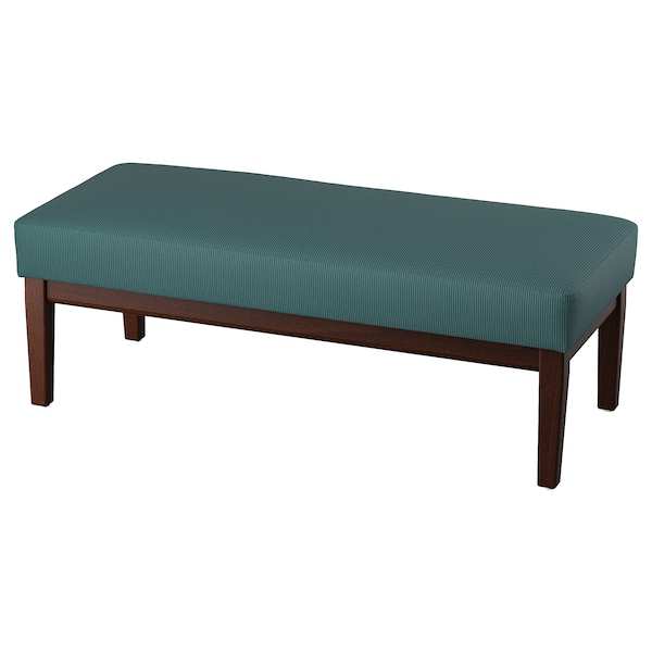 IKEA EKENÄSET bench, Kelinge gray-turquoise, 44 1/8 in , IKEA Sale | 41756NBFE