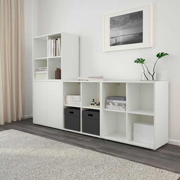 IKEA EKET Cabinet with 4 compartments, white , IKEA Sale | 09824QDZU