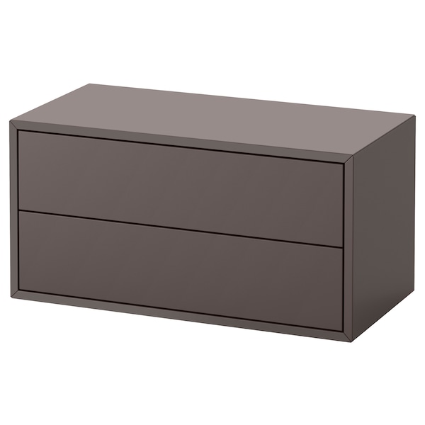 IKEA EKET cabinet with 2 drawers, dark gray, 27 1/2x13 3/4x13 3/4 in , IKEA Sale | 65829VDGZ