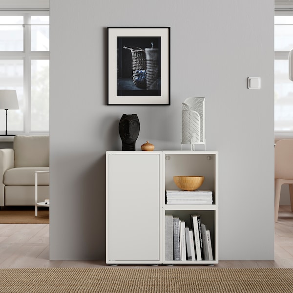 IKEA EKET storage combination with feet, white, 27 1/2x13 3/4x28 3/8 in , IKEA Sale | 31274CRPN