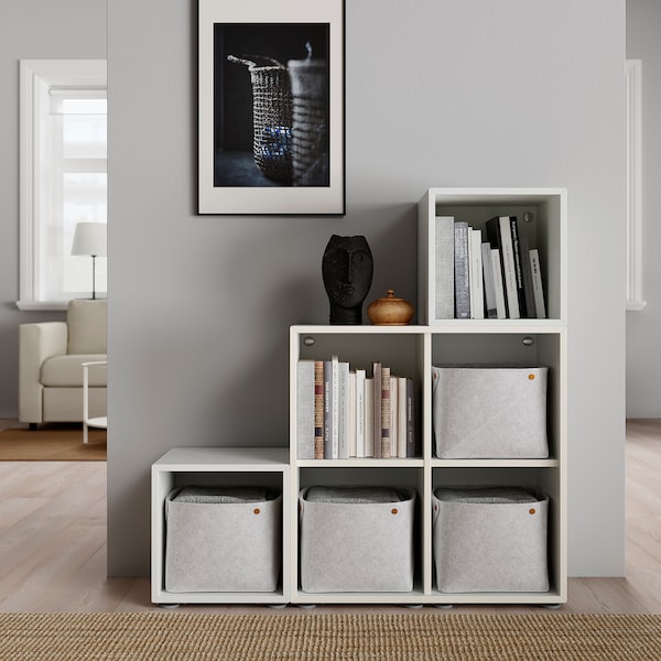 IKEA EKET storage combination with feet, white, 41 3/8x13 3/4x42 1/8 in , IKEA Sale | 28916IXZO