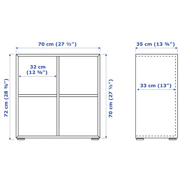 IKEA EKET storage combination with feet, white, 27 1/2x13 3/4x28 3/8 in , IKEA Sale | 42936VSKY