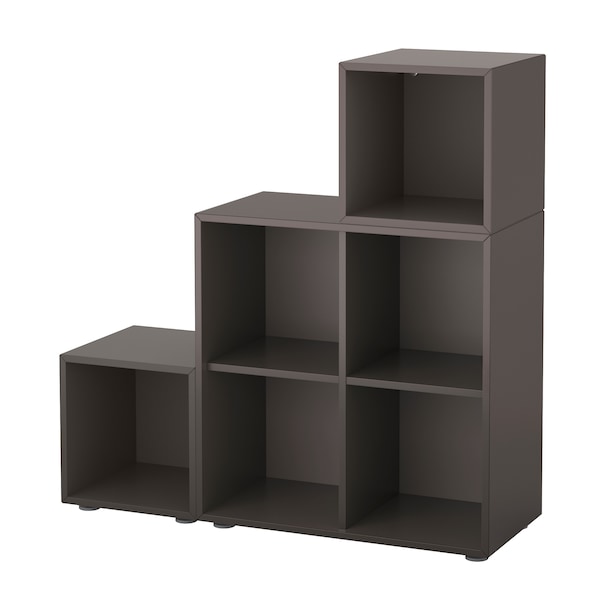 IKEA EKET storage combination with feet, dark gray, 41 3/8x13 3/4x42 1/8 in , IKEA Sale | 45327WSKA