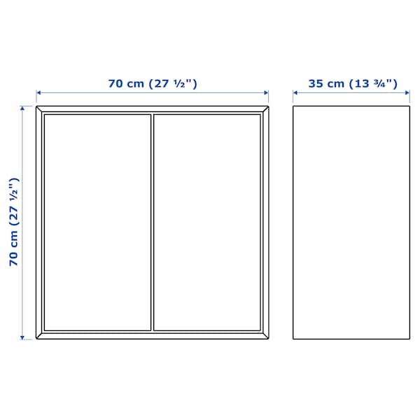 IKEA EKET wall-mounted cabinet combination, white, 68 7/8x13 3/4x27 1/2 in , IKEA Sale | 43256NEGQ