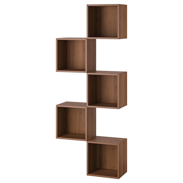 IKEA EKET wall-mounted storage combination, walnut effect, 27 1/2x9 7/8x68 7/8 in , IKEA Sale | 84196JGKN