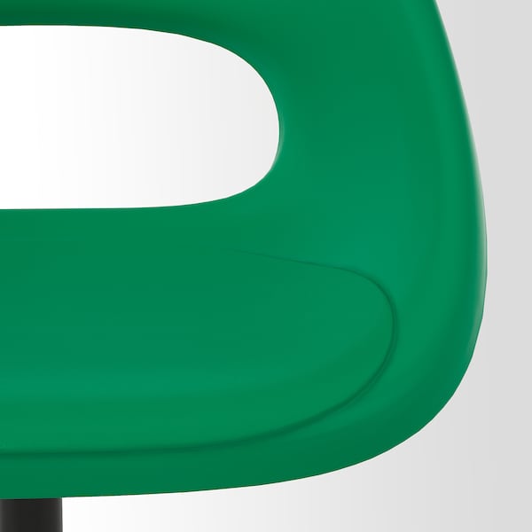 IKEA ELDBERGET / MALSKÄR swivel chair, green/black , IKEA Sale | 19823KAUV