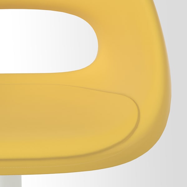 IKEA ELDBERGET / MALSKÄR swivel chair, yellow/white , IKEA Sale | 61752YWEN