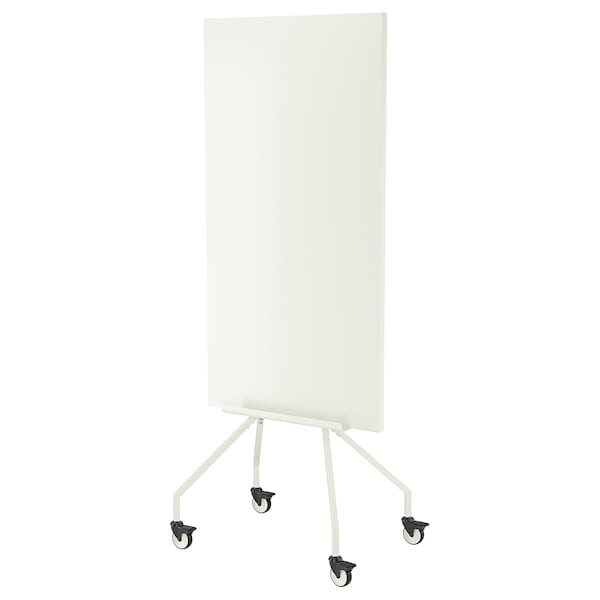 IKEA ELLOVEN whiteboard/noticeboard with casters, white, 27 1/2x70 7/8 in , IKEA Sale | 82947KWVU