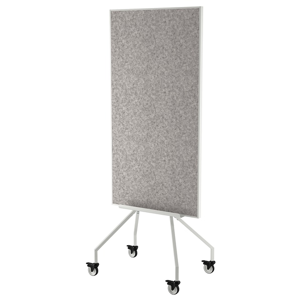 IKEA ELLOVEN whiteboard/noticeboard with casters, white, 27 1/2x70 7/8 in , IKEA Sale | 82947KWVU