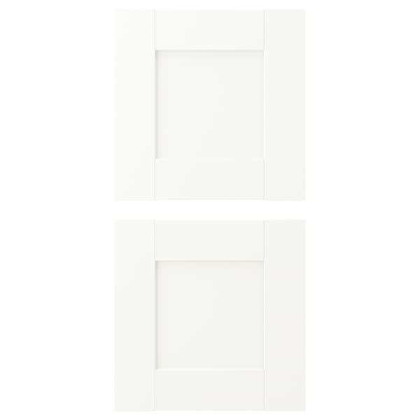 IKEA ENHET drawer front, white frame, 12x12 in, 2 pack , IKEA Sale | 26019EBQR