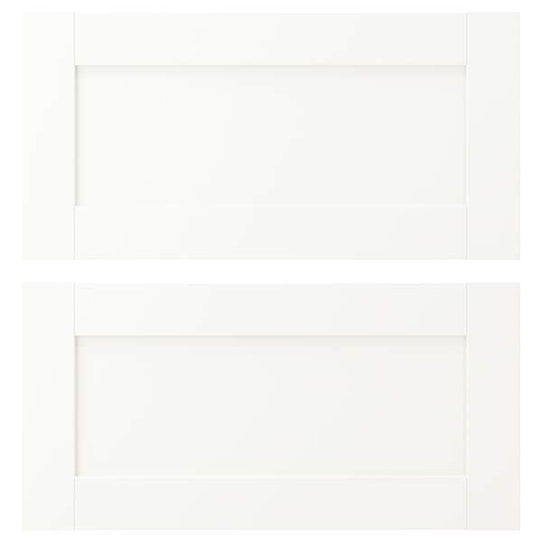 IKEA ENHET drawer front, white frame, 24x12 in, 2 pack , IKEA Sale | 29710GQIK