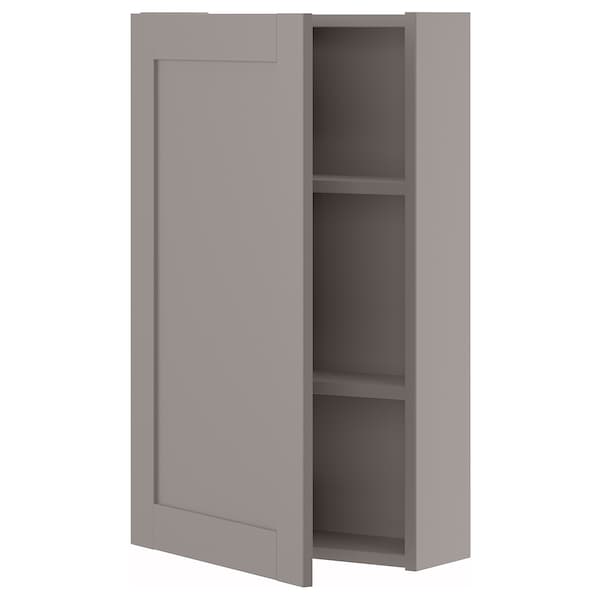 IKEA ENHET wall cabinet/1 door, gray/gray frame, 18x6 3/4x30 in , IKEA Sale | 36925AEMS