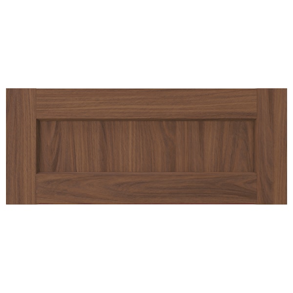 IKEA ENKÖPING drawer front, brown walnut effect, 24x10 in , IKEA Sale | 47263ECBG