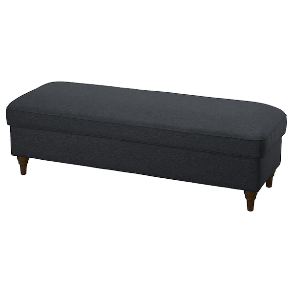 IKEA ESSEBODA bench with storage, Knäbäck anthracite/brown , IKEA Sale | 91023FEGN