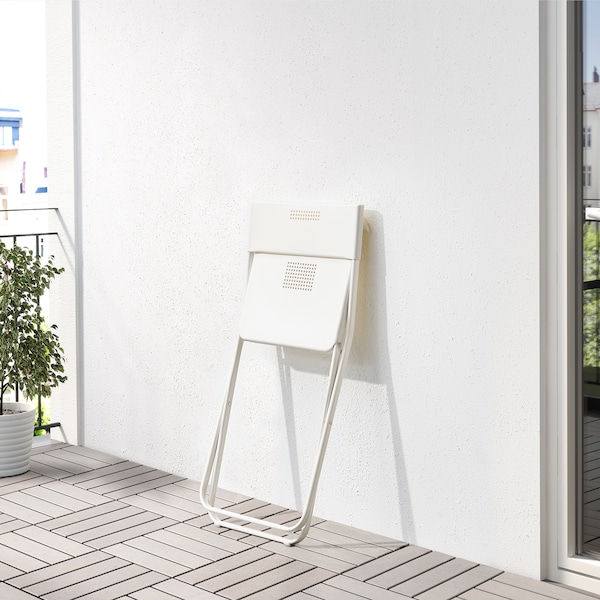 IKEA FEJAN Chair, outdoor, white foldable white , IKEA Sale | 45921ABZN