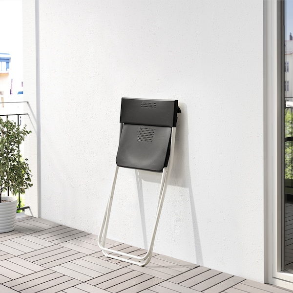 IKEA FEJAN chair, outdoor, foldable gray , IKEA Sale | 19356ZTPM