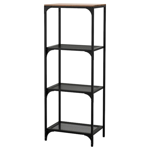 IKEA FJÄLLBO shelf unit, black, 20 1/8x53 1/2 in , IKEA Sale | 07198AEFM