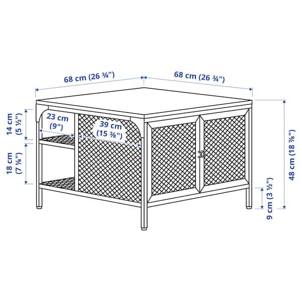 IKEA FJÄLLBO storage cube, black, 26 3/4x26 3/4x18 7/8 in , IKEA Sale | 89741SGUR