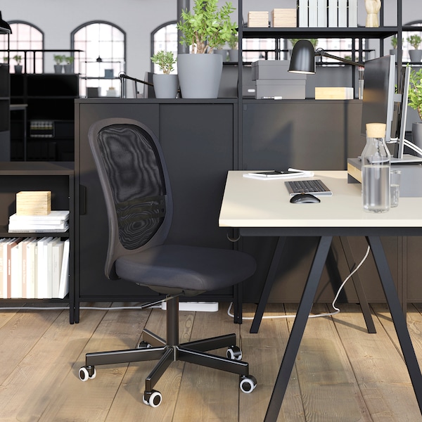 IKEA FLINTAN office chair, black , IKEA Sale | 93752DVLF