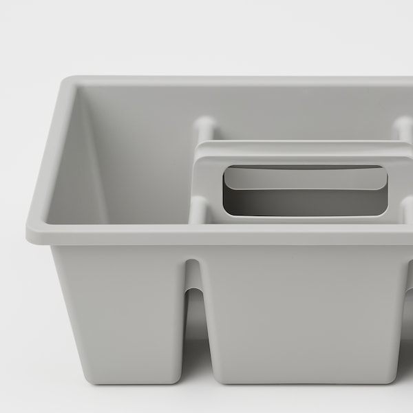 IKEA FÅNGGRÖDA insert with compartments, light gray, 13 ¾x9 ½x5 ½ in , IKEA Sale | 13807GBPM