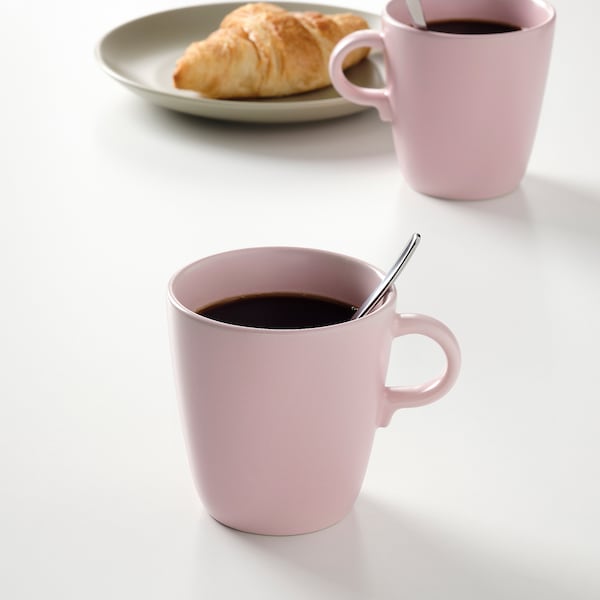 IKEA FÄRGKLAR mug, matte light pink, 13 oz , IKEA Sale | 59182JUYB