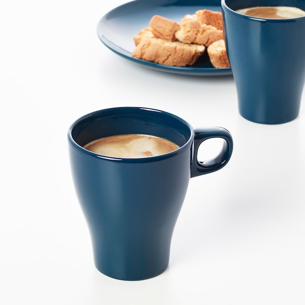 IKEA FÄRGRIK mug, dark turquoise, 8.5 oz , IKEA Sale | 32857JBIT