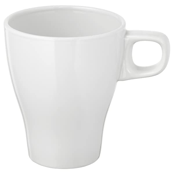 IKEA FÄRGRIK mug, stoneware white, 8.5 oz, 4 pack , IKEA Sale | 70824OVDK