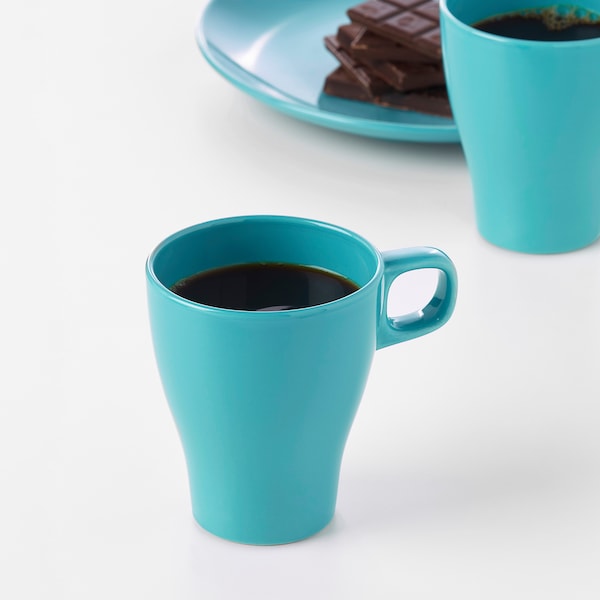 IKEA FÄRGRIK mug, turquoise, 8.5 oz , IKEA Sale | 59170ILSZ