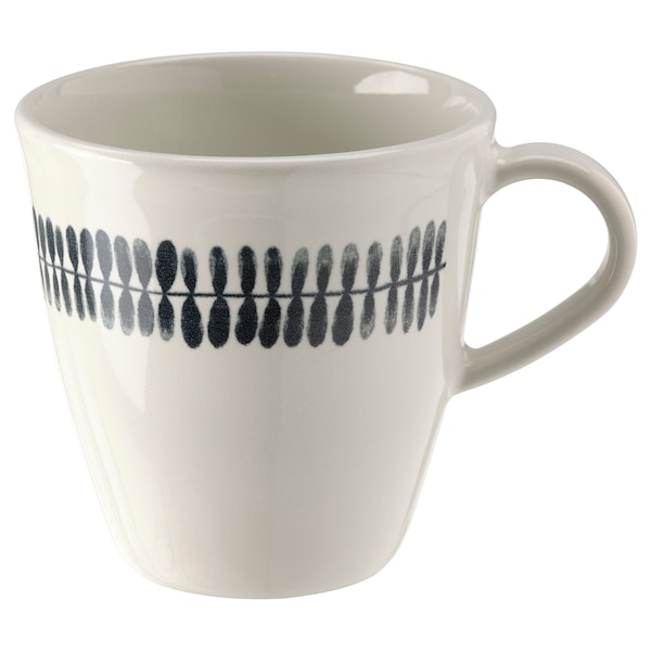 IKEA FRIKOSTIG mug, white/patterned, 11 oz , IKEA Sale | 34917SOQW