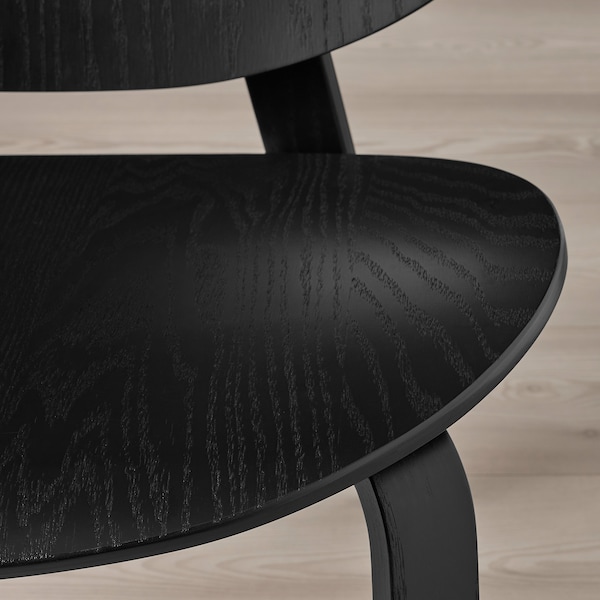 IKEA FRÖSET chair, black stained oak veneer , IKEA Sale | 78152HJKY