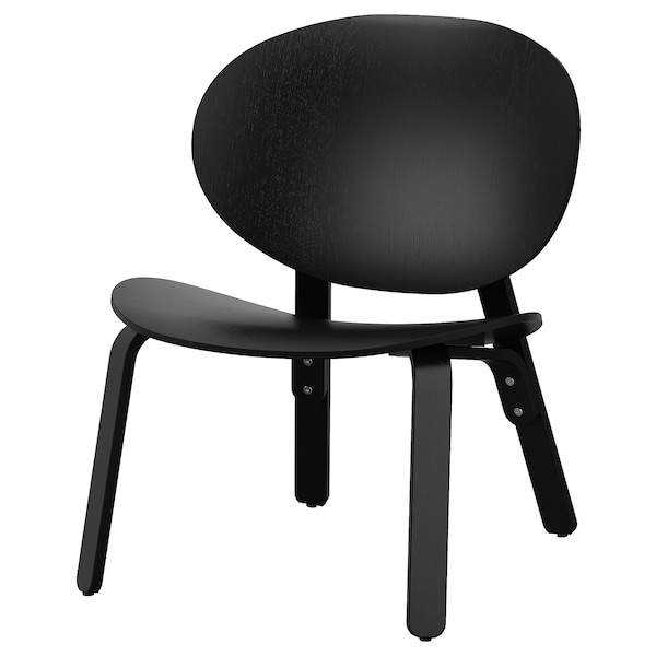 IKEA FRÖSET chair, black stained oak veneer , IKEA Sale | 78152HJKY