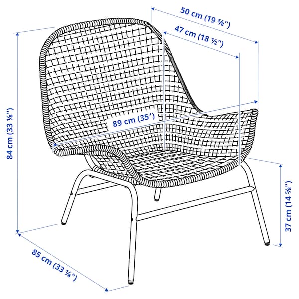 IKEA FRYKSÅS chair with cushion, rattan/Risane natural , IKEA Sale | 68541MBEW