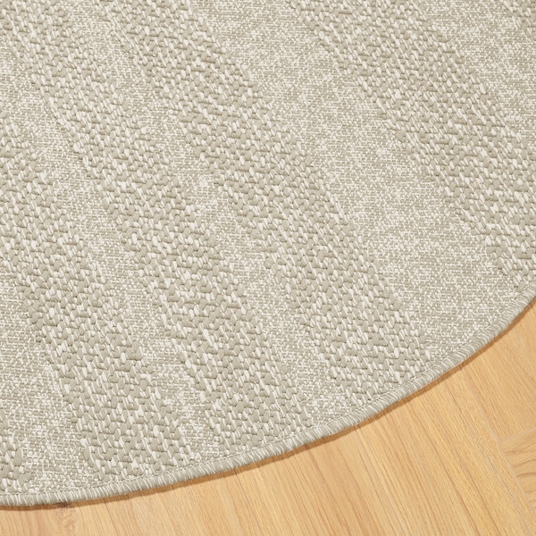 IKEA FULLMAKT rug flatwoven, in/outdoor, beige/mélange, 4'3 in , IKEA Sale | 63407KLMN