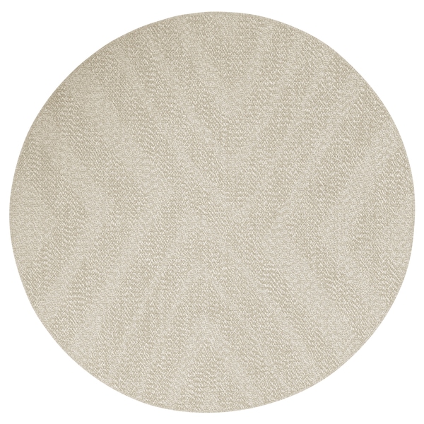 IKEA FULLMAKT rug flatwoven, in/outdoor, beige/mélange, 4\'3 in , IKEA Sale | 63407KLMN