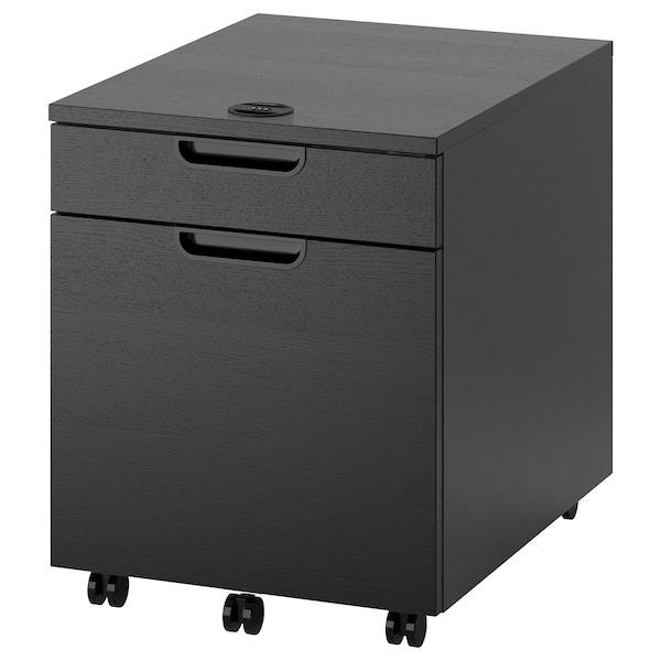 IKEA GALANT drawer unit/drop file storage, black stained ash veneer, 17 3/4x21 5/8 in , IKEA Sale | 36278VGQO