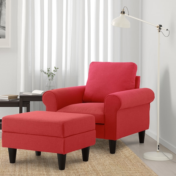 IKEA GAMMALBYN ottoman, red , IKEA Sale | 16402SJGX