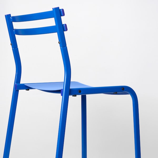 IKEA GENESÖN chair, metal/blue , IKEA Sale | 25780UOGH