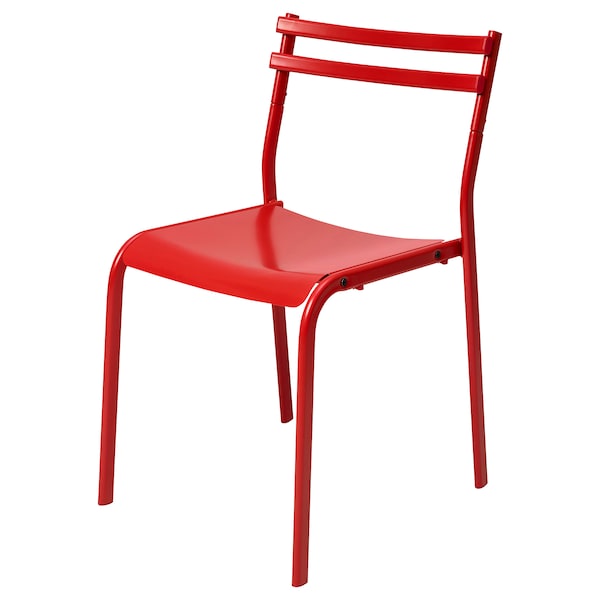 IKEA GENESÖN chair, metal/red , IKEA Sale | 87152YAVW