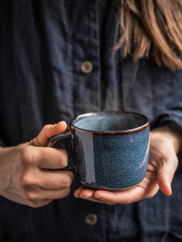 IKEA GLADELIG mug, blue, 13 oz , IKEA Sale | 10625FANQ